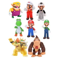 فيگور سوپر ماریو Super Mario طرح قارچ خور مجموعه 8 عددی