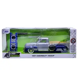 ماکت ماشین جادا مدل فلزی 1951CHEVERLET PICUP with tire racke