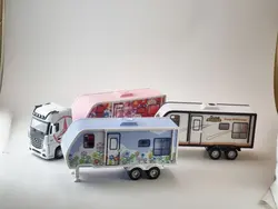 ماکت ماشین‌کاروان مسافرتی بنز آکتورس ایتم:5012_26