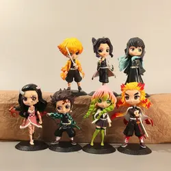 فیگور کیوپاسکت شیطان کش Demon Slayer مجموعه 7 عددی