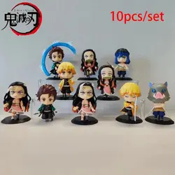 فیگور شیطان کش Demon Slayer مجموعه 10 عددی