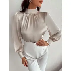 شومیز زنانه مجلسی ساتن ال ایکس مدل مونا