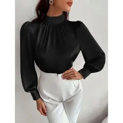 شومیز زنانه مجلسی ساتن ال ایکس مدل مونا