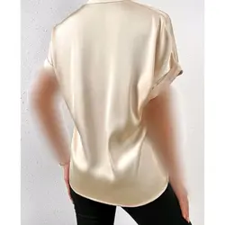 شومیز زنانه مجلسی ساتن ال ایکس مدل رونیکا