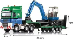 ماکت فلزی تریلی و بیل آیتم 625038 برند KDW