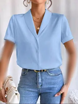 شومیز زنانه مجلسی ساتن مدل بلوران کد _106