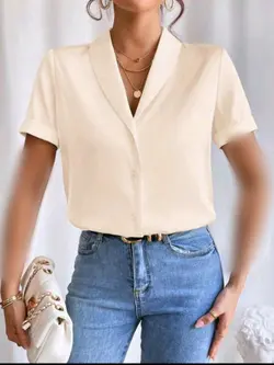 شومیز زنانه مجلسی ساتن مدل بلوران کد _106