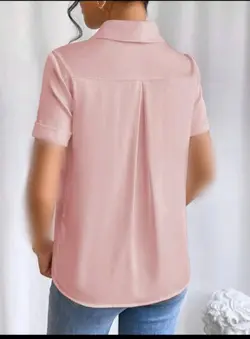 شومیز زنانه مجلسی ساتن مدل بلوران کد _106