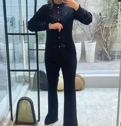 شومیز زنانه مجلسی کرپ مدل ماهورا   _ کد118