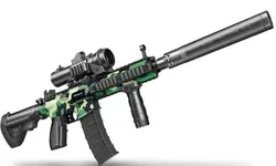 تفنگ تیر ژله ای شارژی بزرگ آیتم M-416