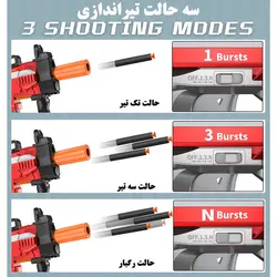 تفنگ بازی کیو اچ ایکس مدل MP7