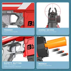 تفنگ بازی کیو اچ ایکس مدل MP7