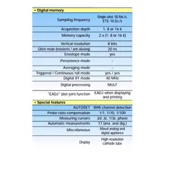 اسیلوسکوپ متریکس مدل OX8040 | برترکالا