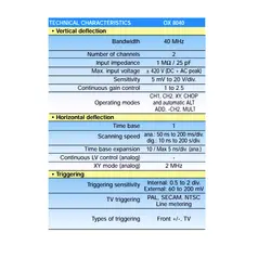 اسیلوسکوپ متریکس مدل OX8040 | برترکالا