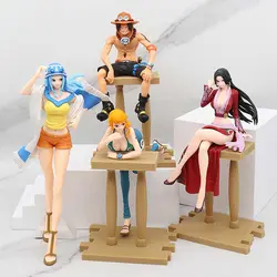 فیگور وان پیس One Piece طرح آیس Ace و نامی Nami مجموعه 4 عددی