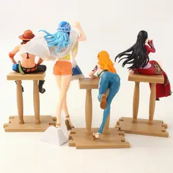 فیگور وان پیس One Piece طرح آیس Ace و نامی Nami مجموعه 4 عددی