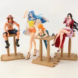 فیگور وان پیس One Piece طرح آیس Ace و نامی Nami مجموعه 4 عددی