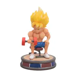 فیگور طرح دراگون بال Dragon Ball مدل سوپر سایان گوکو Super Saiyan Goku دمبل به دست