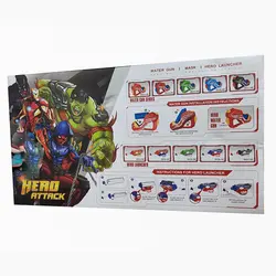 ست ایفای نقش مدل تارپرتاپ کن مرد عنکبوتی طرح ماسک و اسپری مجموعه 4 عددی