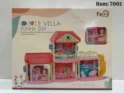 اسباب بازی مدل کلبه ویلایی با عروسک و لوازم آیتم 7001