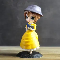 فیگور کیوپاسکت مدل پرنسس بل لباس زرد Belle طرح کتاب به دست