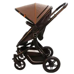 ست کالسکه و کریر بیبی فور لایف مدل گوبی به همراه ساک لوازم نوزاد