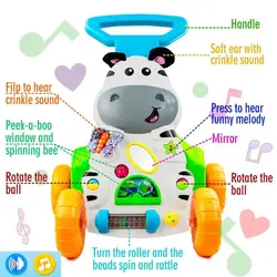 واکر کودک مدل  Zebra Push Activity Walker