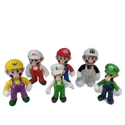 فیگور ماریو قارچ خور بسته 6عددی آیتم 1080