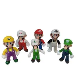 فیگور ماریو قارچ خور بسته 6عددی آیتم 1080