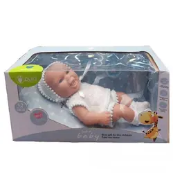 عروسک طرح نوزاد ارتفاع 30 سانتی متر کد 12009