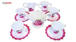 اسباب بازی ست چای خوری و چرخ دستی چای ژیونگ چنگ مدل Beauty Tea Cart Set 008-36A