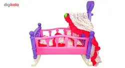 تخت خواب عروسک گهواره ای ژیونگ چنگ مدل Alive Baby 008-09