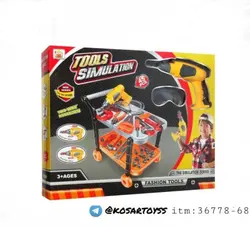 ست اسباب بازی ابزار نجاری مدل Fashion tools کد 36778-68