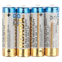 باتری قلمی روندا مدل  Ultra Heavy Duty بسته 4 عددی