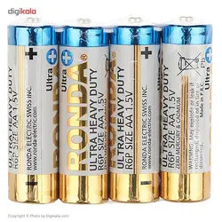 باتری قلمی روندا مدل  Ultra Heavy Duty بسته 4 عددی