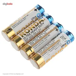 باتری قلمی روندا مدل  Ultra Heavy Duty بسته 4 عددی