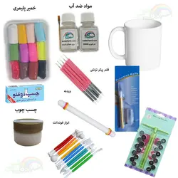 پک خمیر پلیمری تزیین لیوان ماگ - سرزمین خمیر