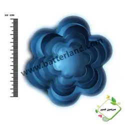 کاتر فلزی گل 6 پر