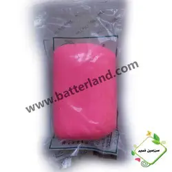 خمیر پلیمری میهن صورتی فسفری - صنایع دستی خمیری در سرزمین خمیر