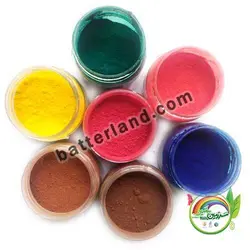 رنگ پودر سبز معدنی کد 103 - صنایع دستی خمیری در سرزمین خمیر