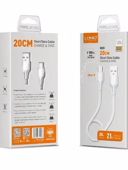 کابل فست شارژ Ldnio همراه با انتقال دیتا Micro Type C