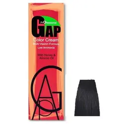 رنگ موی 1/1 گپ GAP مشکی پر کلاغی حجم 100 ميل