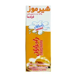 خرید شیر موز نیم چرب دامداران - 1000 میلی لیتر