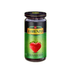 خرید مربای توت فرنگی لورنزو