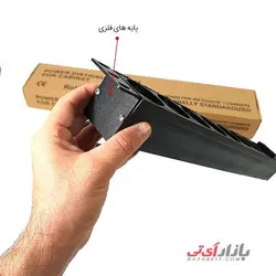 پاور ماژول 8 پورت 1 یونیت پایه فلزی