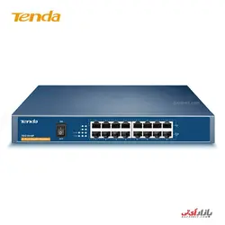 سوئیچ شبکه 16 پورت گیگابیت با 8 پورت گیگابیت POE تندا مدل TEG1016P