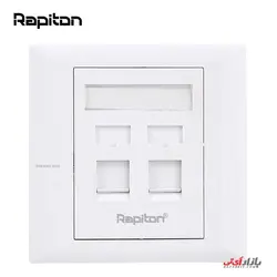 فیس پلیت شبکه 2 پورت رپیتون مدل Rapiton RP-FP2