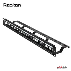 پچ پنل 24 پورت شبکه بدون کیستون رپیتون مدل Rapiton RP-PP24-UL1