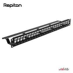 پچ پنل 24 پورت شبکه بدون کیستون رپیتون مدل Rapiton RP-PP24-UL1