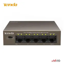سوئیچ 5 پورت 10/100 POE تندا مدل Tenda TEF1105P